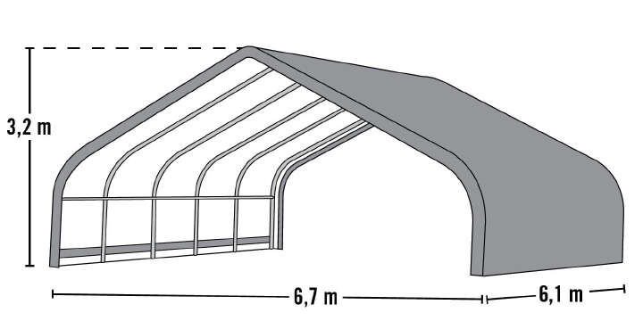 ShelterLogic Weidezelt